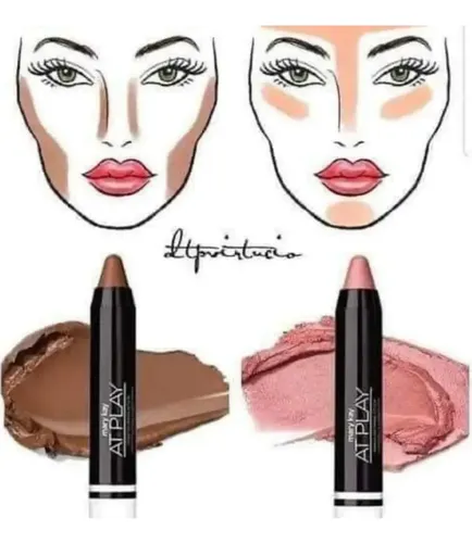Crayon De Contorno Para Rostro Mary Kay At Play. 3 Tonos