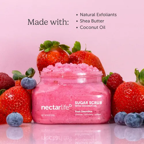 Exfoliante Corporal De Azúcar Nectar Bath Treats Fruit Smoot