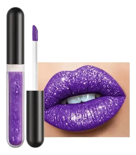 Ink 21 Labial Liquido Diamond  Kissed Lipgloss  Con Glitter