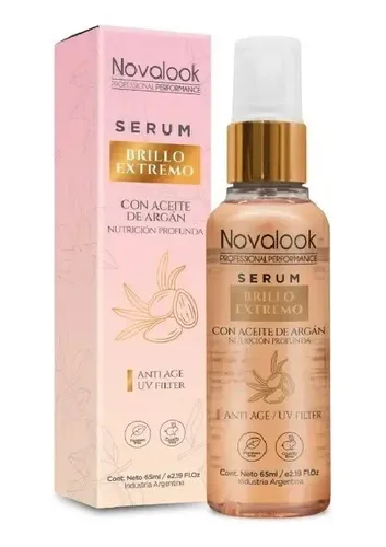 Serum Argan Novalook Brillo Extremo X 65 Ml Anti Age Pro