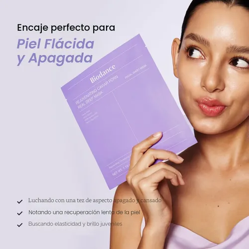 Kit Skincare Coreano Biodance Mascarilla Serum Parches Colág