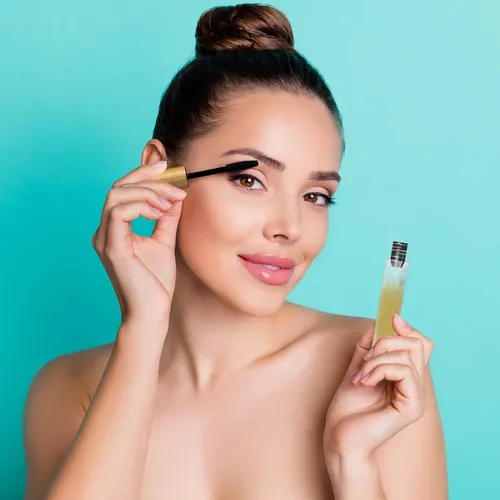 Tubo De Rímel De Vidrio Vacío Recargable De 10 Ml Con Varill