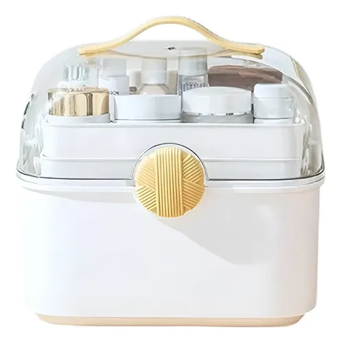 Baúl Organizador De Cosméticos Portátil Escritorio Make Up