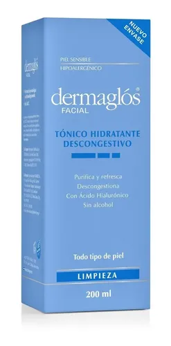 Dermaglós Facial Tónico Hidratante Descongestivo Purificante