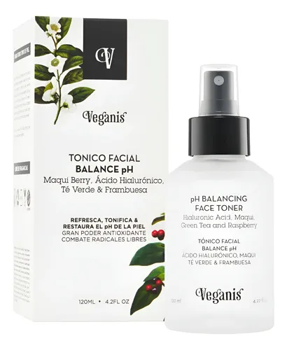 Veganis Tonico Facial Balance Ph 120 Ml S/tacc Cruelty Free