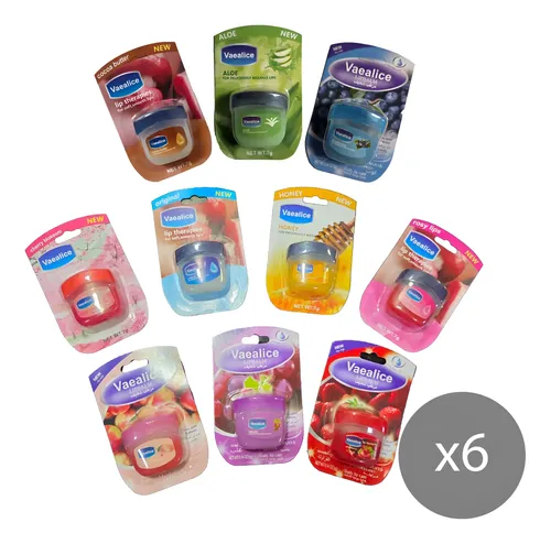 Bálsamo X6 Surtido Labial Vaealice Lipbalm 7g