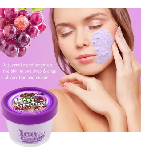 Mascarilla Facial Aichun Beauty Barro Hidratante 100g Uvas