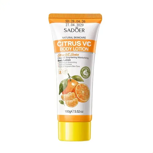 Loción Corporal Blanqueadora Con Vitamina C Y Cítricos 100 G