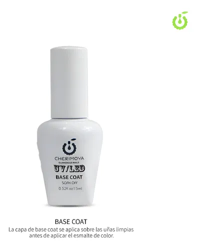 Base Coat Semipermanente Uv/led 15ml Cherimoya
