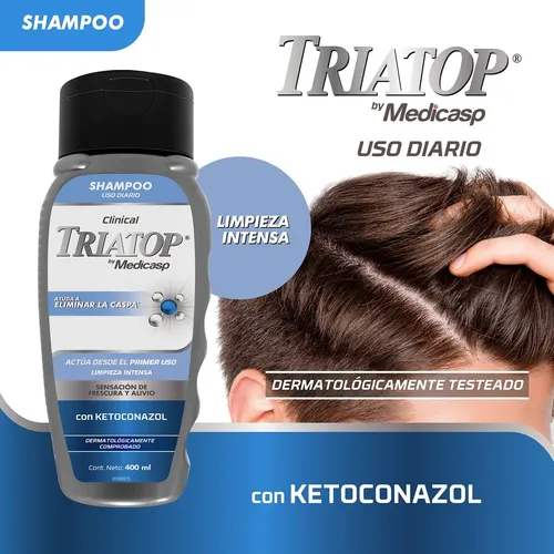 Triatop Clinical Elimina La Caspa Frescura Y Alivio 400ml