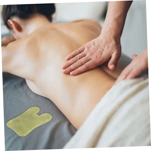 2 Piezas Tablero De Gua Sha De Jade Natural Herramienta De