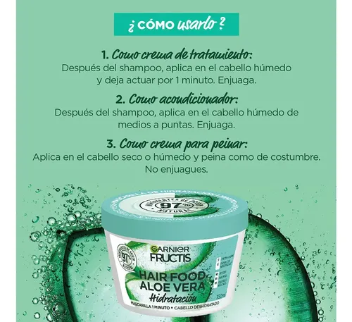 Kit Fructis Hair Food Alimenta tu Pelo: 5 Mascarillas