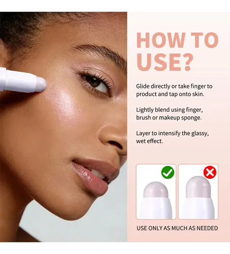 Highlighter Nutritivo Barra |fácil Aplicación+brillo Intenso