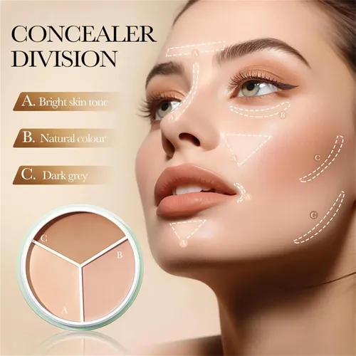 Paleta Correctores Tri-color Artística