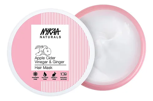 Mascarilla Capilar Nykaa Naturals, Vinagre De Manzana Y Jeng