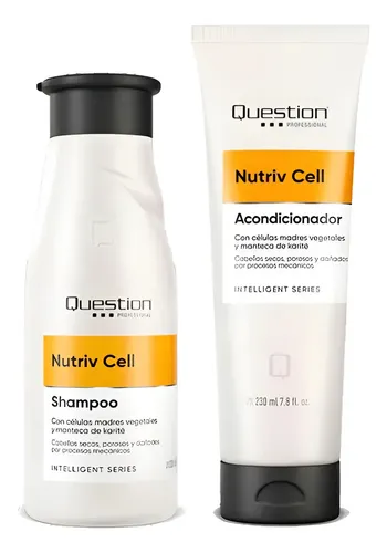Shampoo + Acondicionador Question Nutriv Cell Cabello Seco