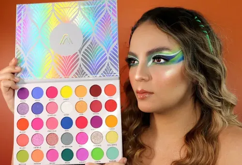 Set Maquillaje Nuevo Paleta Brochas 72 Sombras Regalo Mujer