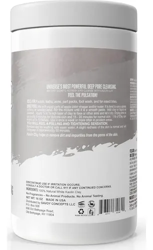 Mascarilla Facial Barro Mágico Maya Kaolin 453.6 G