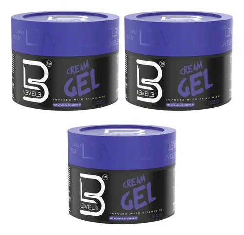 Level 3 Gel En Crema Con Infusión De Vitamina B5 250g X3