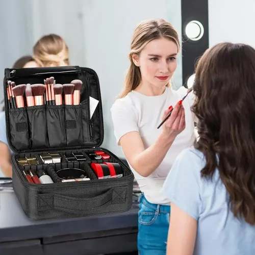 G Estuche Organizador De Maquillaje De Viaje Para [