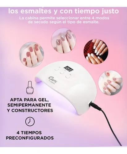 Cabina Para Uñas Gadnic Sun X Uv Led Alta Potencia Display