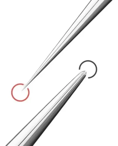 Juego De 3 Pinzas Faciales Ultrafinas Para Cejas ~