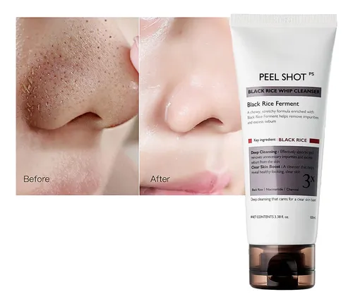 Limpiador Facial Dr. Melaxin Black Rice 100ml Todo Tipo De Piel Día/noche