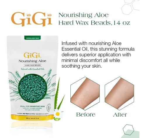 Perlas De Cera Dura Gigi Wax Beads Piel Sensible 400 Ml
