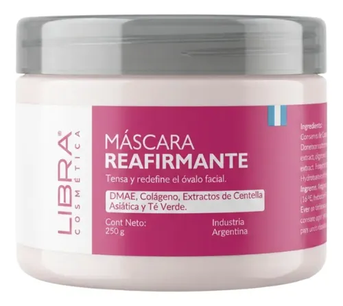 Mascara Facial Reafirmante Con Dmae Y Colageno 250g Libra