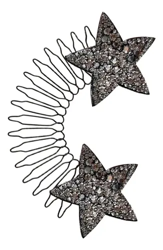 4 Herramienta De Peinado De Diamantes De Imitación Negro