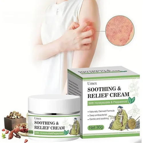 Qqe/////crema Calmante – Fórmula A Base De Hierbas. –