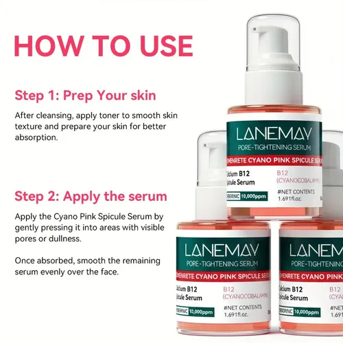 Suero Reductora De Poros Con Ácidos Y Colágeno – Lanemay