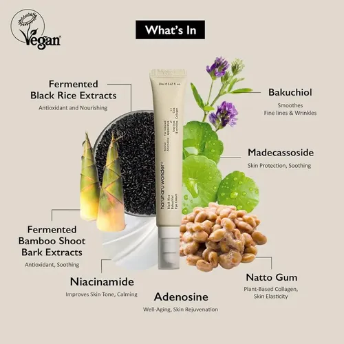 Crema Haruharu Black Rice Bakuchiol Contorno De Ojos 20 Ml