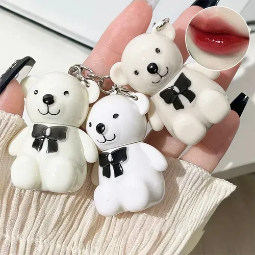 Labial Líquido Brilloso Cute Bear Osito Larga Duración Cool!