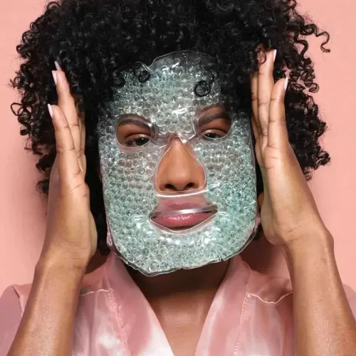 Mascarilla Facial Océane con Esferas de Gel para Calor y Frío, para Piel Normal