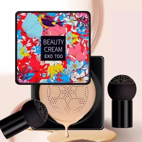 5 Unidades Bb Beauty Cream Base Crema Impermeable+esponja+má