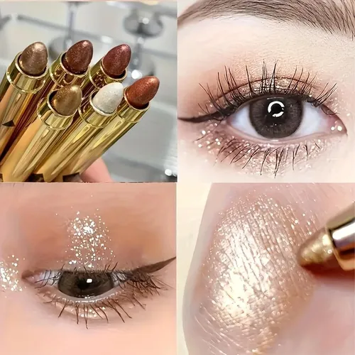 Conjunto 6 Lápices Sombra Brillo Mooglamor Golden