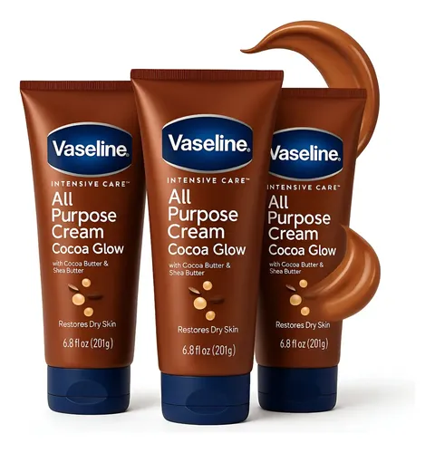 Loción Corporal Vaseline Cocoa Glow Hidratación 40 G X3 Uni