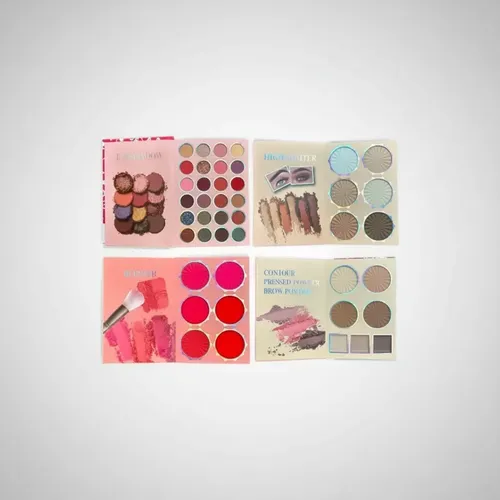 Paleta Libro Medecoo Yara Sombras Rubor Iluminador Corrector