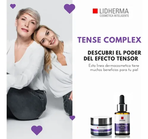 Kit Facial Tense Complex / Serum & Crema Lidherma (2en1)