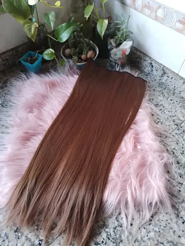 Cortinas De Pelo: Cabello Sintetico Premium Extensiones Marron 12 Lacio