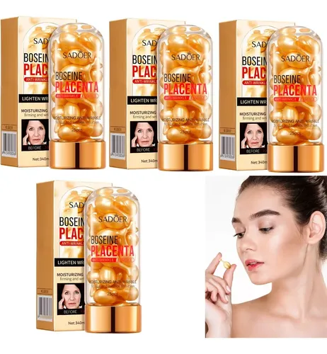 Sérum Esencia De Boseine Placenta Anti Arrugas 340mgx25 Momento De Aplicación Día/noche Tipo De Piel Todo Tipo De Piel