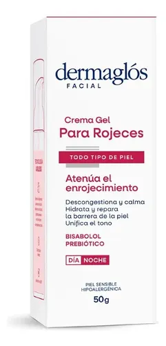 Dermaglós Facial Crema Gel Para Rojeces Pieles Con Rosácea