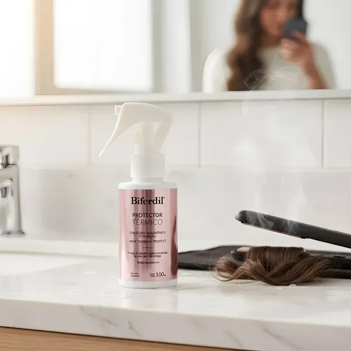 Combo X2 Biferdil Protector Térmico Ácido Hialurónico X100ml