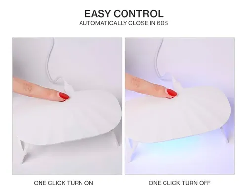 Lámpara Uv Cabina Led Secador Mini Para Uñas En Gel