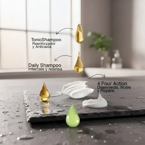 Shampoo Fortalecimiento Anticaída del Cabello Tonic Intensive con Ortiga y Romero que activan la Microcirculación Sanguínea, producto profesional, Botella x 500Mls Line Up