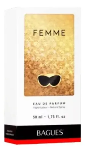 Perfume Bagués Femme Parfum 50ml Floral Frutal Spray Mujer
