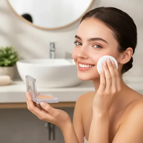 Polvo Compacto Fijador De Maquillaje Powder Mely