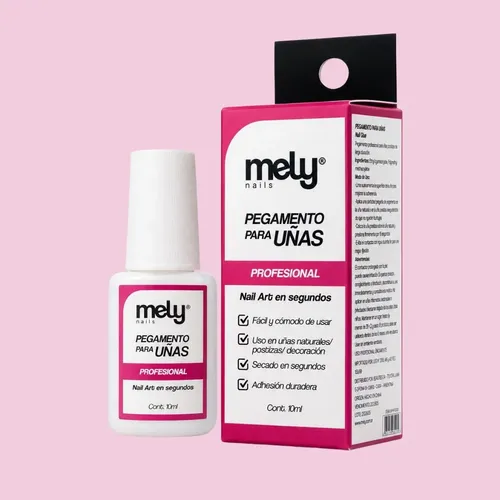 Pegamento Para Uñas Postizas Manicuria Nails Mely 10ml