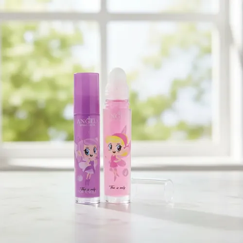 Pack X 6 Brillo Labial A Bolilla Con Glitter 4 Angeles